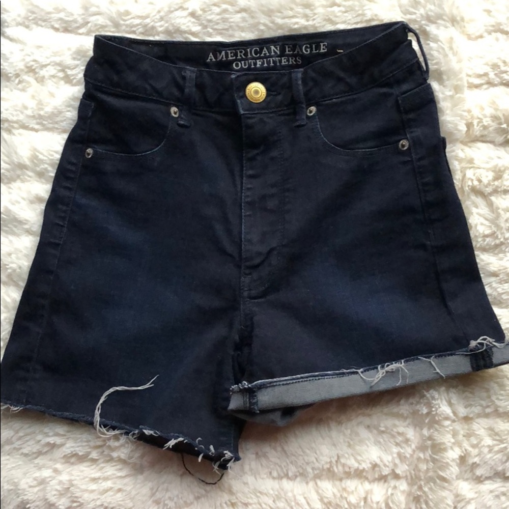 Dark Wash American Eagle Shorts Size 2